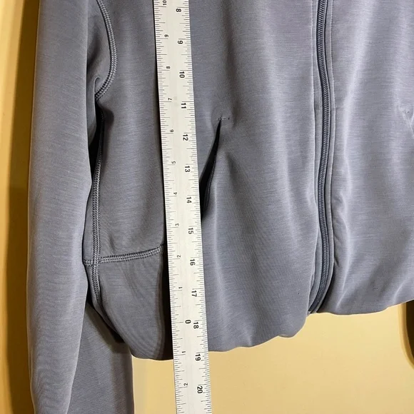 lululemon athletica Gray Hooded Jacket